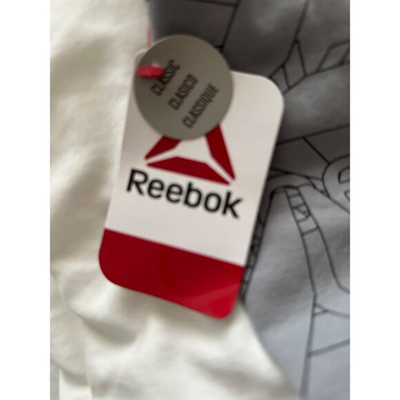 Reebok Classic Graphic Logo Hoodie Sweatshirt Men's SZ XL Sleet Grey NWT - Picture 8 of 9